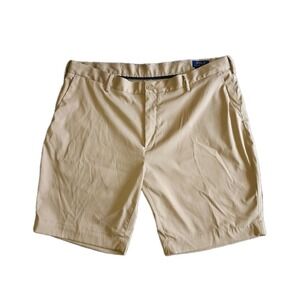 Polo Ralph Lauren Performance Shorts Men's Size 42 Khaki Brown Stretch